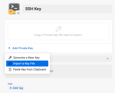 New SSH Key